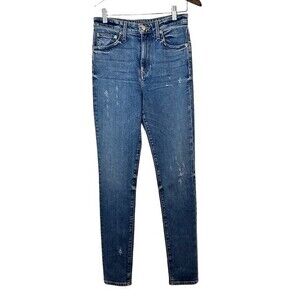 Cout De La Liberte Medium/Dark Wash High Rise Skinny Jeans Size 27